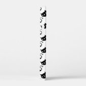 Coques Case-Mate iPhone Cute chats blancs noirs motifs (Verso / Droite)