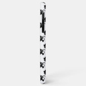 Coques Case-Mate iPhone Cute chats blancs noirs motifs (Dos/Gauche)