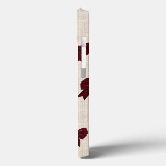 Coques Case-Mate iPhone Cute Cherry & Bow Aesthetic Phone Case 🎀🍒✨ (Verso / Gauche)