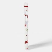 Coques Case-Mate iPhone Cute Cherry & Red Ribbon Pattern Phone Case (Verso / Gauche)