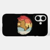 Coques Case-Mate iPhone Cute chèvre Retro (Verso (horizontal))
