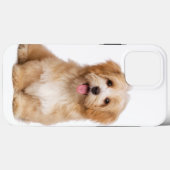 Coques Case-Mate iPhone Cute Chien Your Pets Photo (Verso (horizontal))