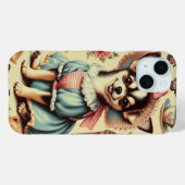 Coques Case-Mate iPhone Cute Chihuahua Peinture Chiot (Verso (horizontal))