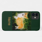 Coques Case-Mate iPhone Cute Corgi Dog Art Nommé (Dos (Horizontal))