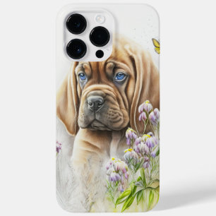 COQUE POUR POUR iPhone 14 PRO MAX CUTE COULEUR D'EAU ROUGE BROWN MASTIFF POPPY CHIEN