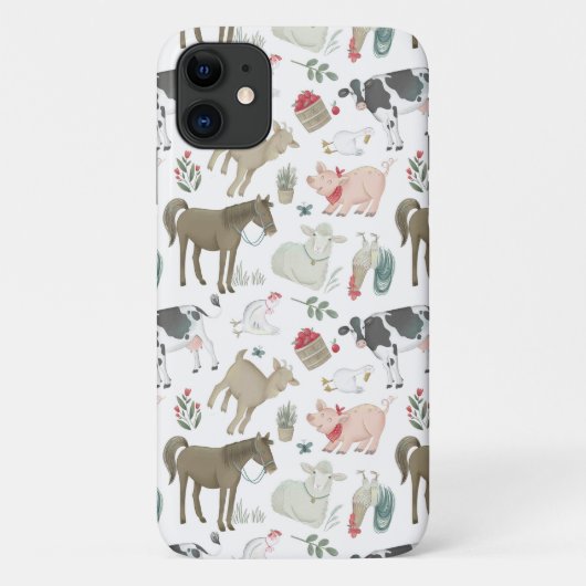Coques Case-Mate iPhone Cute Country Agritourisme Animaux de ferme (Dos)