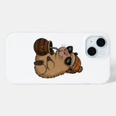 Coques Case-Mate iPhone Cute Cozy Hamster Drinking Mate – Funny Aesthetic (Verso (horizontal))