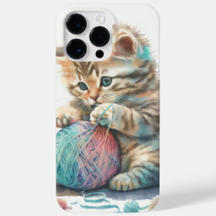 COQUE POUR POUR iPhone 14 PRO MAX CUTE CUTE CUISINE COULEUR D'EAU AVEC BALLE DE YARN