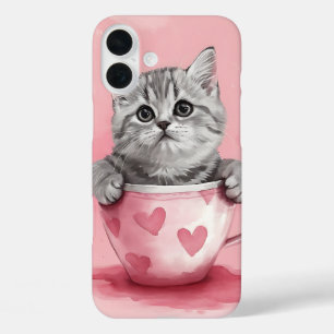 COQUES iPhone 16 PLUS CUTE CUTE CUTERCOLOR CUISINE ASSIS DANS TASSE DE T