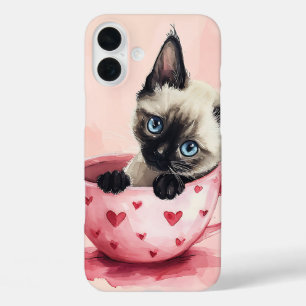 COQUES iPhone 16 PLUS CUTE CUTE CUTERCOLOR CUISINE ASSIS DANS TASSE DE T