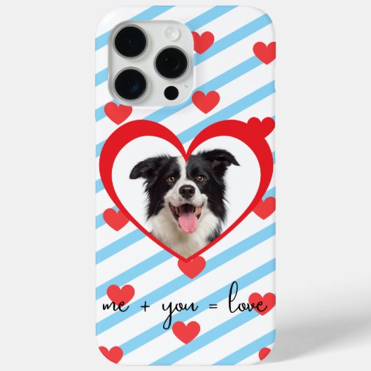 Coques Case-Mate iPhone Cute Dog Love Phone Case – Me + You = Love – Adora (Verso)