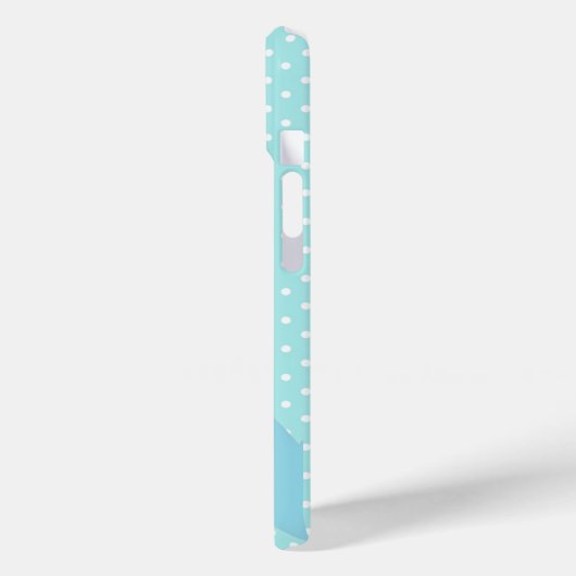 Coques Case-Mate iPhone Cute Dotty Blue Owl Art Personnalisé (Verso / Gauche)