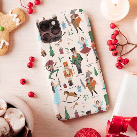 Coques Case-Mate iPhone Cute Ecru Nutcracker Ballet Noël