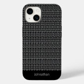 Coques Case-Mate iPhone Cute ethnie noir et blanc Motif (Verso)
