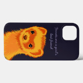 Coques Case-Mate iPhone Cute ferret art Les furets sont les filles meilleu (Verso (horizontal))