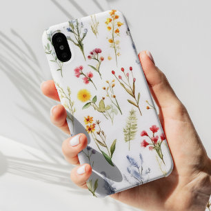Coque Pour iPhone 14 Cute Fleur sauvage Aquarelle Florale moderne Botan