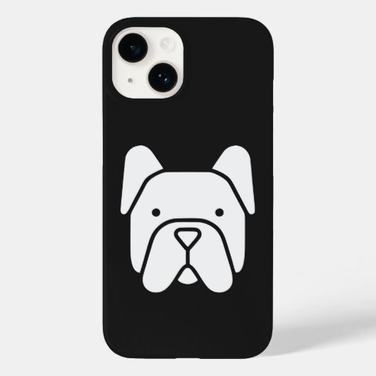 Coques Case-Mate iPhone Cute French Bulldog (Verso)