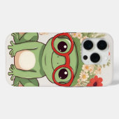 Coques Case-Mate iPhone Cute Frog Flower Headband (Verso (horizontal))