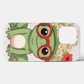 Coques Case-Mate iPhone Cute Frog Flower Headband (Verso (horizontal))