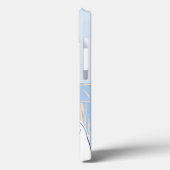 Coques Case-Mate iPhone Cute girafe pop art bleu clair (Verso / Gauche)