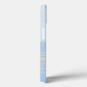 Coques Case-Mate iPhone Cute girafe pop art bleu clair (Verso / Droite)