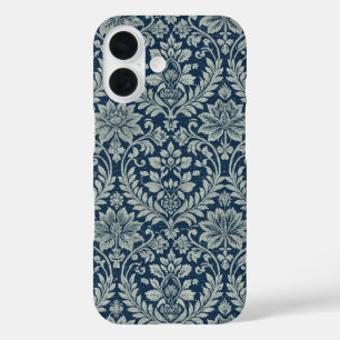 Coques iPhone 16 Cute Girl Floral Art Nouveau Design