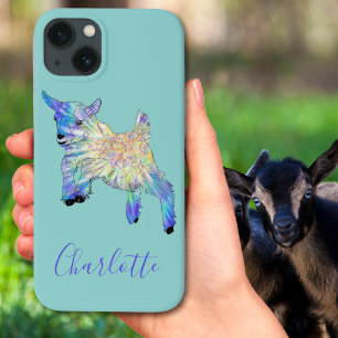 Case-Mate iPhone Case Cute Goat Teal Personalize
