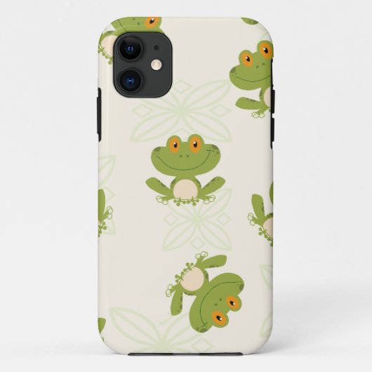 Coques Case-Mate iPhone Cute Green Frog (Dos)