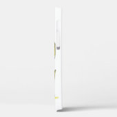 Coques Case-Mate iPhone Cute grenouille blanche Whimsical sous une fleur r (Verso / Gauche)