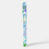 Coques Case-Mate iPhone Cute grenouille bleue avec ceinture nénuphar (Verso / Gauche)
