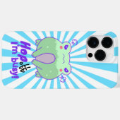 Coques Case-Mate iPhone Cute grenouille en colère kawaii avec un cadeau d' (Verso (horizontal))