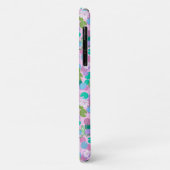 Coques Case-Mate iPhone Cute grenouille rose girly art avec nénuphar (Dos/Gauche)