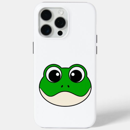 Coques Case-Mate iPhone Cute grenouille souriante (Verso)