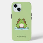 Coques Case-Mate iPhone Cute grenouille verte (Verso)