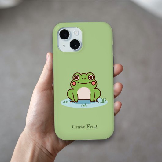 Coques Case-Mate iPhone Cute grenouille verte