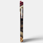 Coques Case-Mate iPhone Cute Grey Kitten Napping dans les boules de fils (Verso / Gauche)