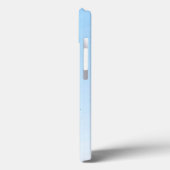 Coques Case-Mate iPhone Cute Grey Rabbit contre un ciel bleu (Verso / Gauche)