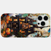Coques Case-Mate iPhone Cute Halloween Haunted House Phone Case (Verso (horizontal))