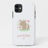 Coques Case-Mate iPhone Cute Hamster (Dos)