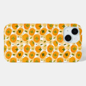 Coques Case-Mate iPhone Cute Hand-Drawn Persimmons Seamless Pattern (Verso (horizontal))