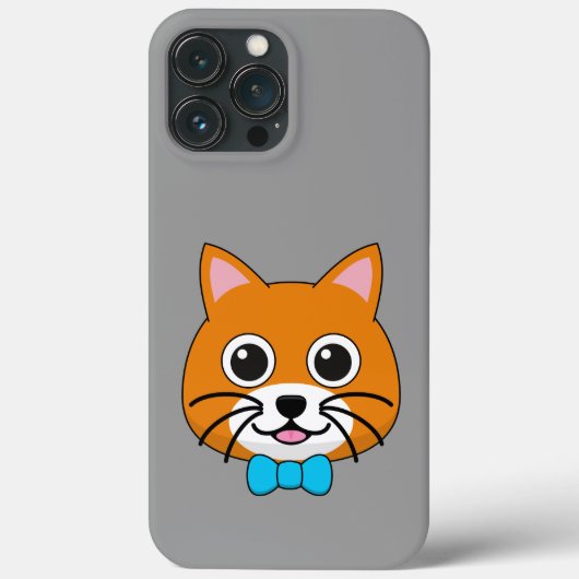 Coques Case-Mate iPhone Cute Happy Ginger Cat avec Papillon (Verso)