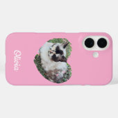 Coques Case-Mate iPhone Cute Heart Pet Photo & Empreintes de pattes, Chien (Verso (horizontal))