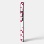 Coques Case-Mate iPhone Cute Hearts Personalized Name (Verso / Gauche)