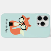 Coques Case-Mate iPhone Cute Hipster Red Fox (Verso (horizontal))