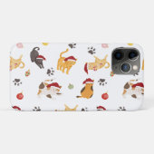 Coques Case-Mate iPhone Cute Holiday Cat Pattern (Dos (Horizontal))