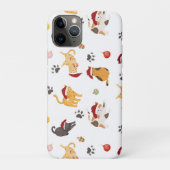 Coques Case-Mate iPhone Cute Holiday Cat Pattern (Dos)