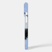 Coques Case-Mate iPhone Cute Holstein Calf & Vache Ciel bleu (Verso / Gauche)