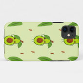 Coques Case-Mate iPhone Cute kawaii avocado (Dos (Horizontal))