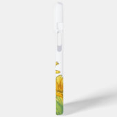 Coques Case-Mate iPhone Cute Kawaii Duck with Yellow Flowers (Verso / Gauche)