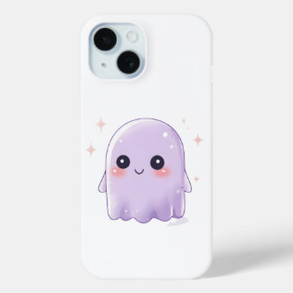 Coque Pour iPhone 15 Cute Kawaii Ghost Phone Case | Pastel Halloween